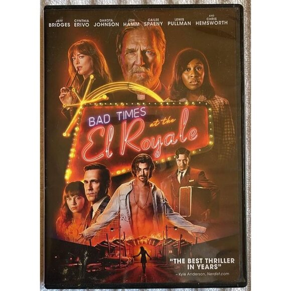Bad Times At The El Royale (DVD) - Jeff Bridges, Dakota Johnson, Chris Hemsworth - Picture 1 of 4